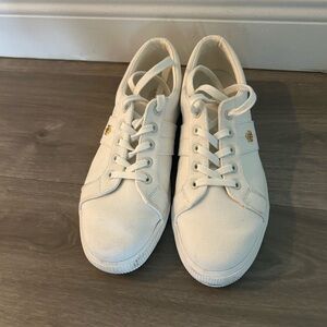 Lauren Ralph Lauren Janson II canvas sneakers Women size 10